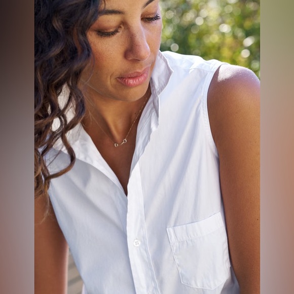 Japna Sleeveless Button-Up Shirt 2 Ways to wear Top - Picture 5 of 16